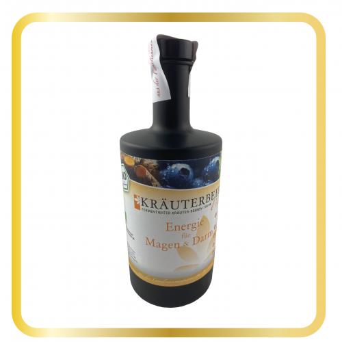 KRUTERBAERRY Pikant 0,5l - BIO-schwarze Glasflasche