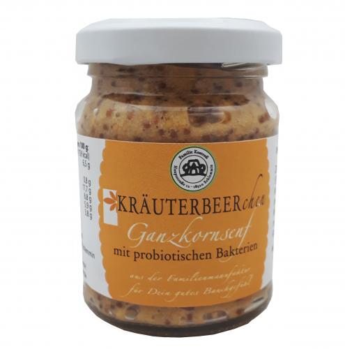 Kruterbeerchen - Ganzkornsenf mit Milchsurebakterien 135ml