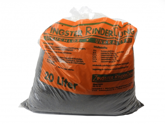 Zingster Rinderdung 20l - geruchloser natrlicher Dnger