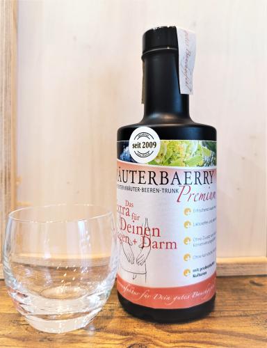 Bio-Fermentgetr�nk KR�UTERBAERRY Premium - Flasche: 0,2 Liter 