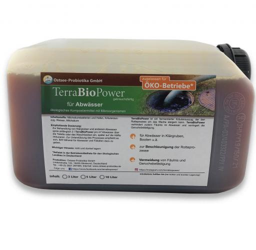 TerraBioPower für Abwässer - Inhalt: 3 Liter